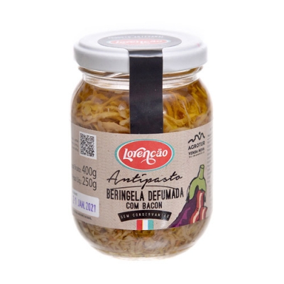 Antípasto Berinjela Defumada com Bacon - Lorenção - 250g